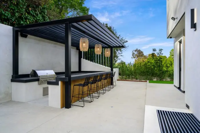 Dapur Outdoor Minimalis