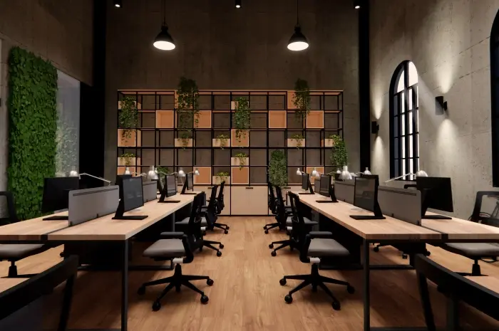 Desain Kantor Minimalis Modern Simpel, Segar, dan Menenangkan
