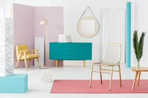 Furnitur dengan Sentuhan Warna Pop