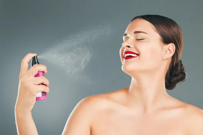 Menggunakan Setting Spray