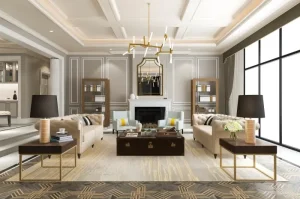 Aksen Emas atau Perak untuk Sentuhan Glamour