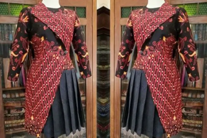 Batik Berdesain Asimetris untuk Acara Formal