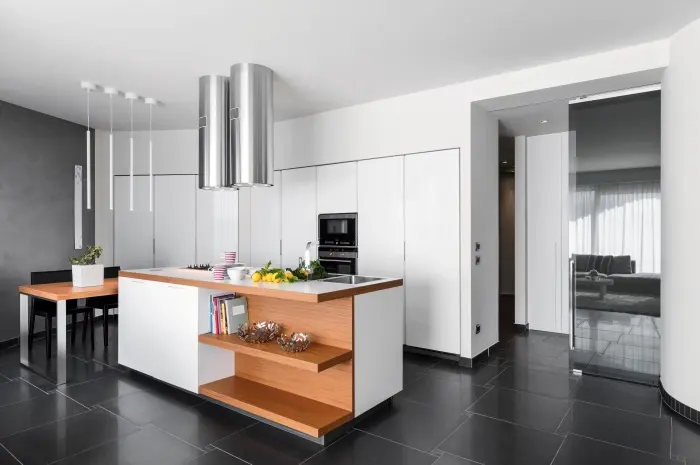 Dapur Clean Minimalis dengan Konsep Open Space