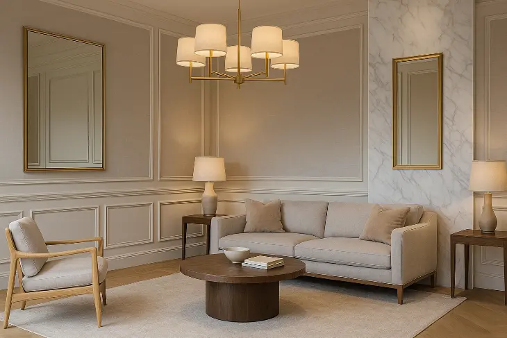 Aksen Dinding yang Unik dan Berkelas