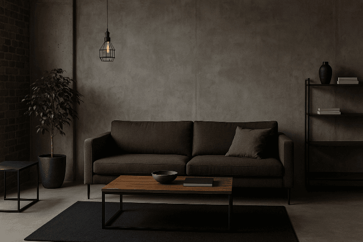 Ruang Tamu Minimalis dengan Sentuhan Industrial: Ciri Khas Ruang Tamu Minimalis Industrial