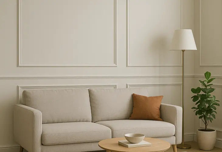 DIY Wall Moulding Murah dengan Gypsum dan Cat Kreatif