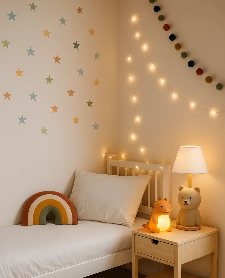 Gunakan Lampu Hias atau Lampu Tidur Karakter