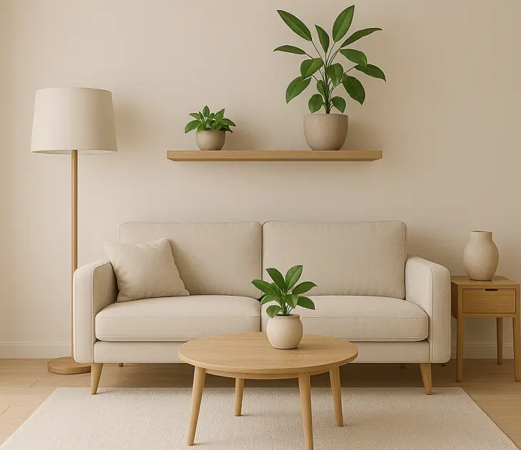 Ide Ruang Tamu Minimalis Modern: Hadirkan Tanaman Indoor