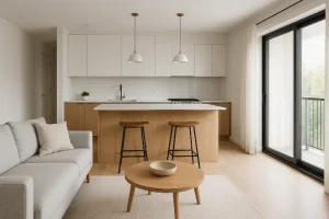 Meja Bar Dapur Open Space: Desain Fungsional Penghubung Dapur dan Ruang Keluarga