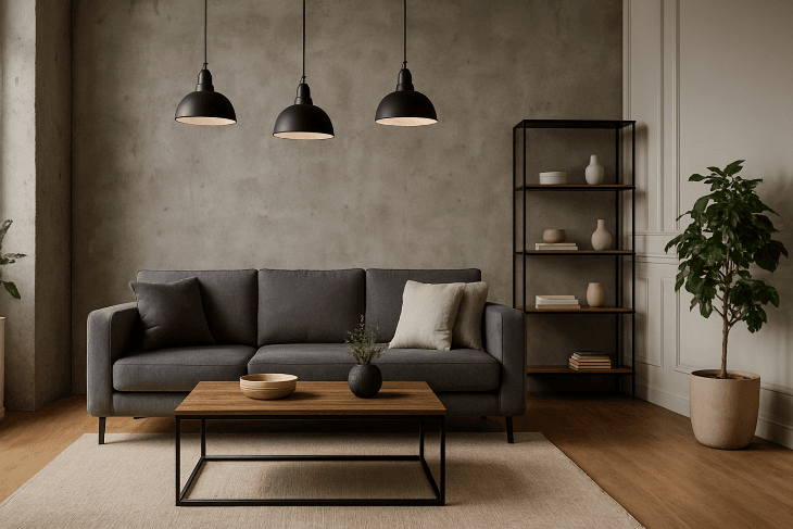 Tips Mendesain Ruang Tamu Industrial Minimalis di Rumah