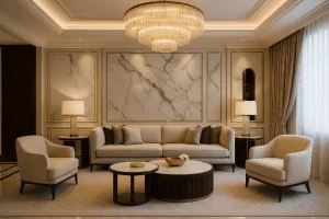 Desain Ruang Tamu Mewah ala Hotel Bintang 5 yang Bisa Anda Tiru