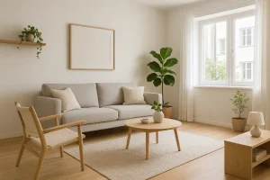 Inspirasi Ruang Tamu Minimalis ala Skandinavia yang Nyaman dan Estetik