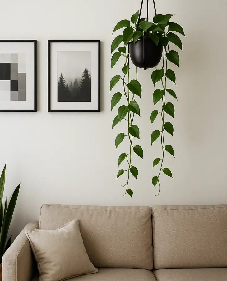 Hiasan Dinding Minimalis Tanaman Gantung: Sentuhan Alam yang Menenangkan