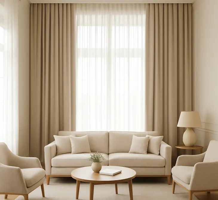 Tirai Menjuntai Tinggi: Ilusi Ruang yang Megah