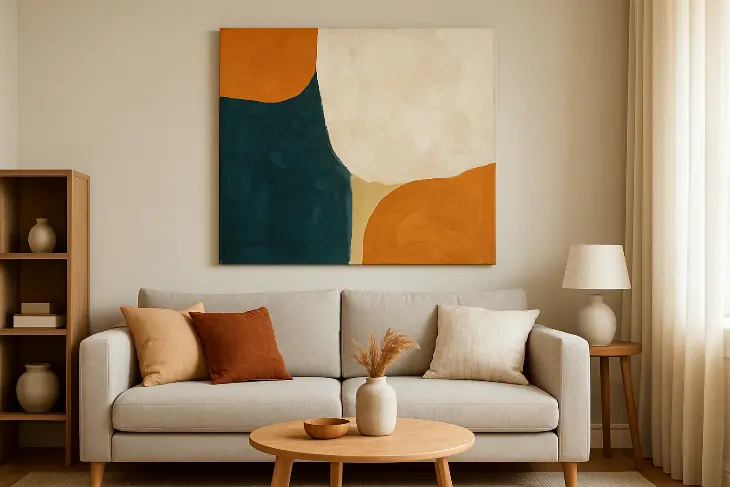 Ide Hiasan Dinding Ruang Tamu: Lukisan Kanvas (Canvas Art)