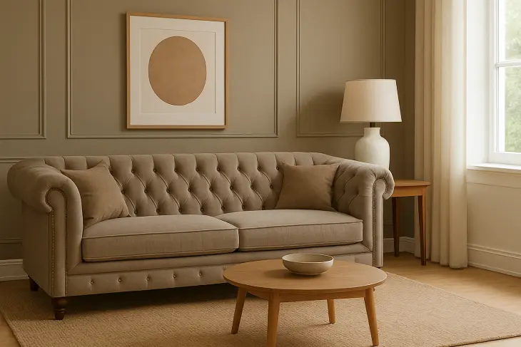 Model Sofa Ruang Tamu: Sofa Chesterfield Modern