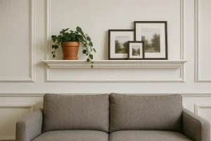 Wall Moulding Multifungsi: Sekaligus sebagai Rak atau Frame Foto, Estetik dan Fungsional!