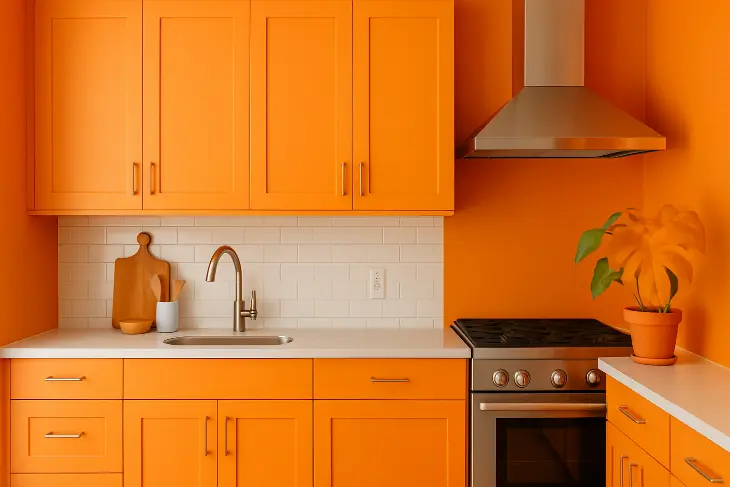 Psikologi Warna untuk Dapur: Oranye Ceria dan Penuh Semangat