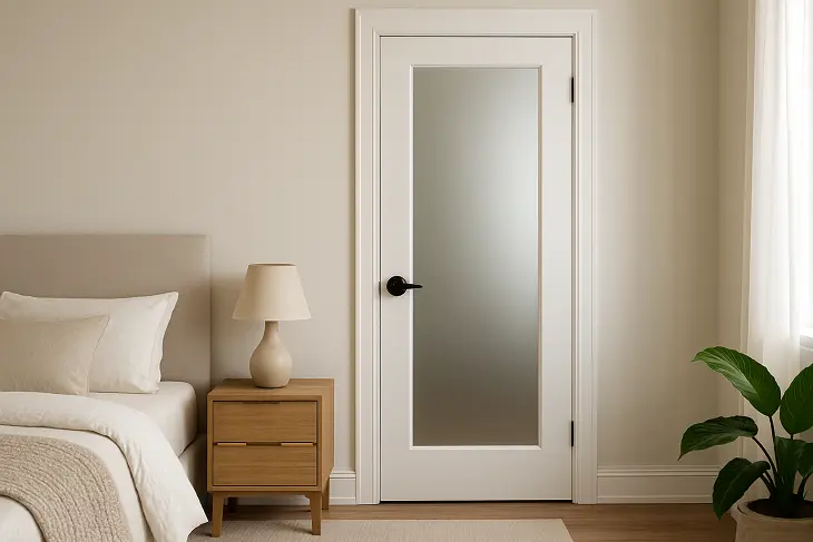 Pintu Kaca Buram (Frosted Glass): Modern dan Stylish