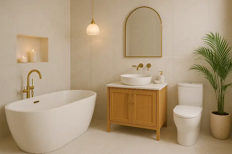 Inspirasi Desain Kamar Mandi Sederhana tapi Tetap Mewah