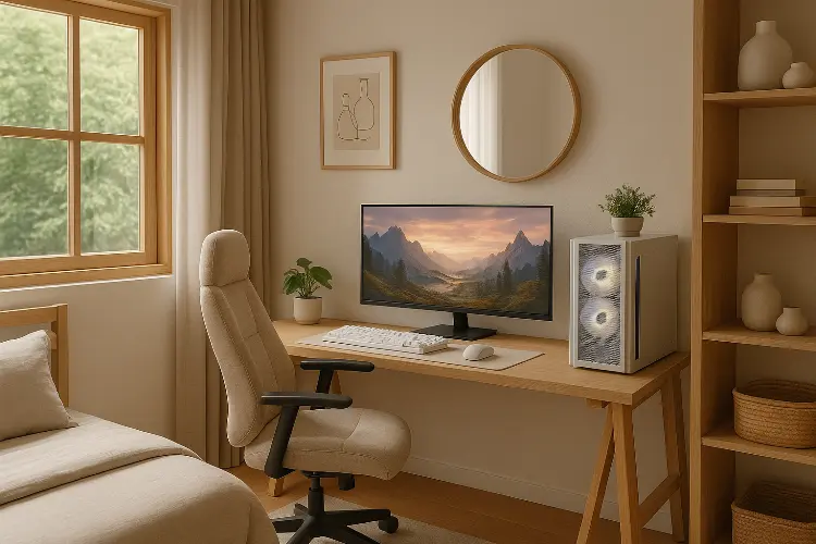 Kamar Gaming Style Japandi yang Cozy