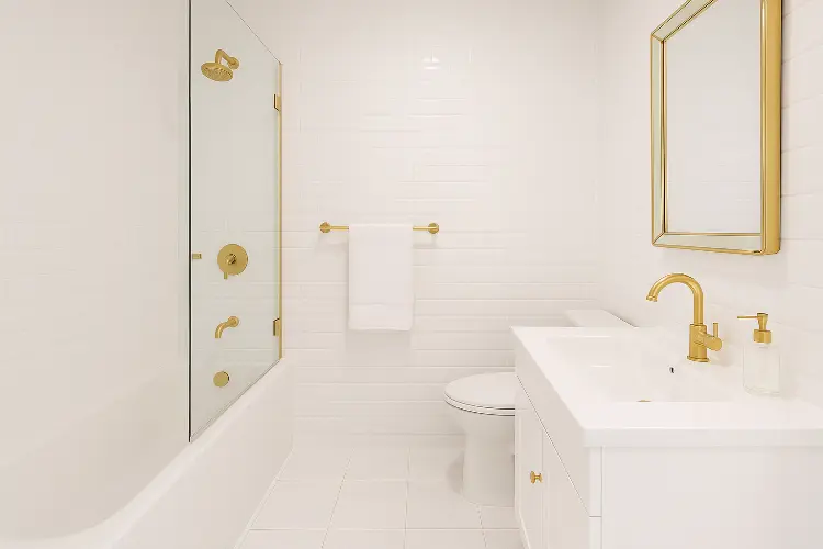 Kamar Mandi Putih Bersih