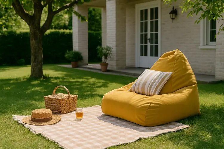 Kursi Teras Beanbag - Suasana Santai ala Piknik