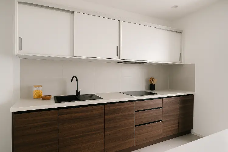 Lemari Dapur Pintu Geser - Hemat Ruang dan Modern