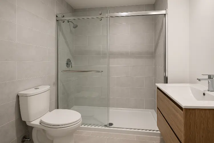 Model Kaca Kamar Mandi Sliding Door