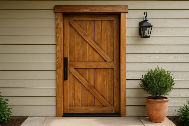Pintu Kayu Bergaya Barn Door