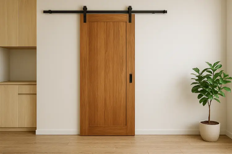 Pintu Kayu Sliding (Geser)