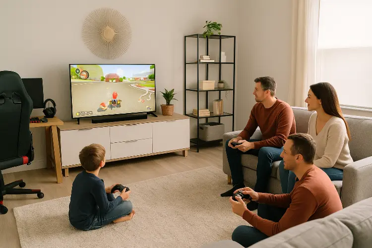 Ruang Entertainment Keluarga Super Asyik