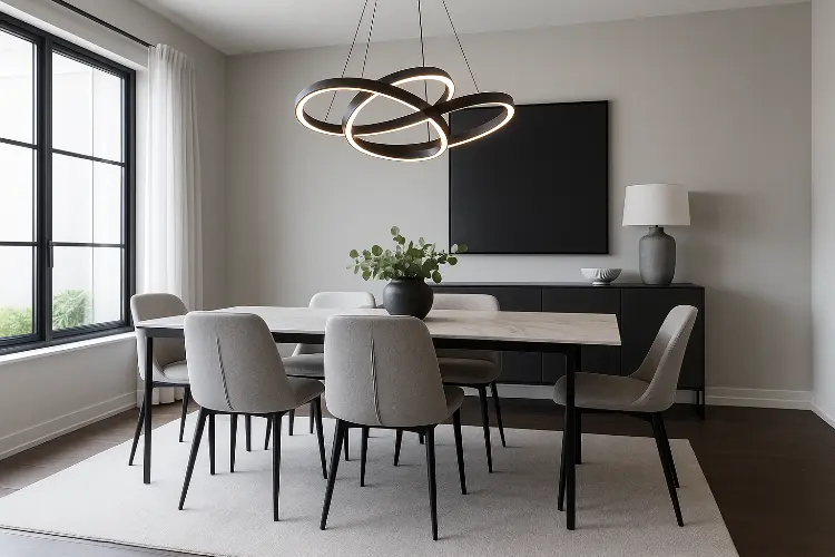 Ruang Makan Mewah Modern – Chic dan Stylish