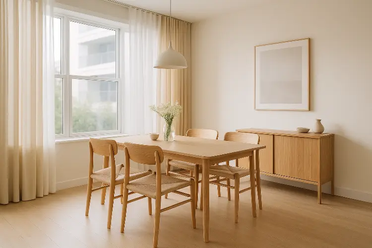 Ruang Makan Mewah ala Korea - Simple tapi Elegan