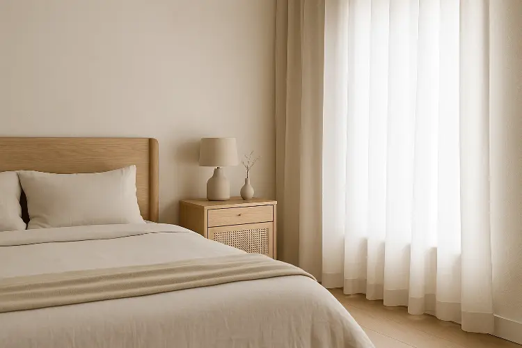 Tirai Lembut & Warna Netral